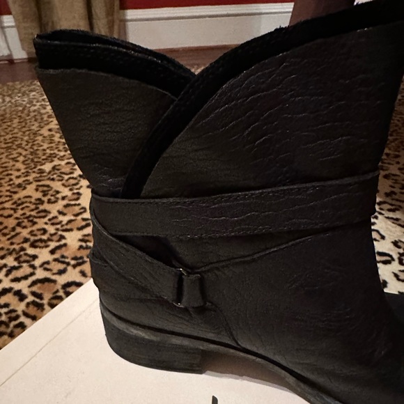 Rachel Rachel Roy Folanna motorcycle boot size 8.5 black leather - Picture 3 of 4